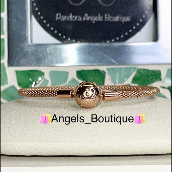 New Pandora Rose Mesh Bracelet - Picture 7 of 7